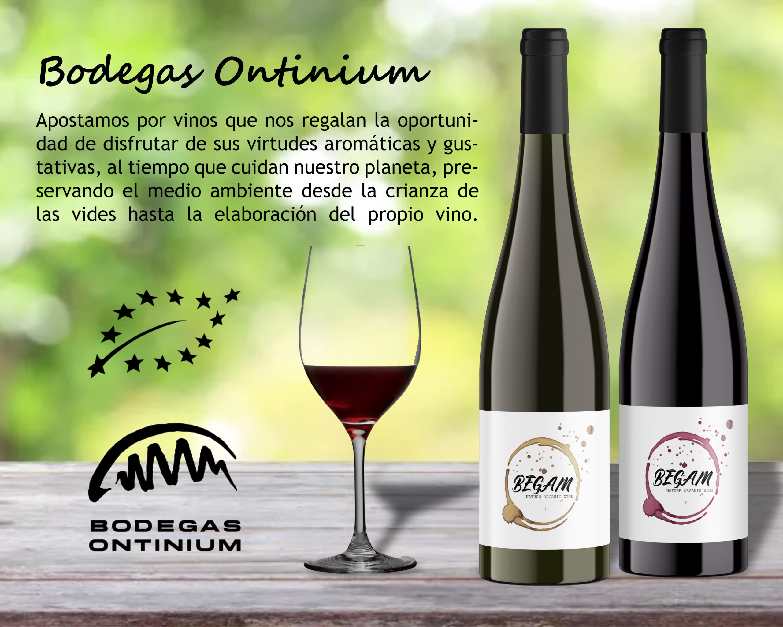 Bodegas Ontinium estrena su nuevo vino ecológico “Begam”.